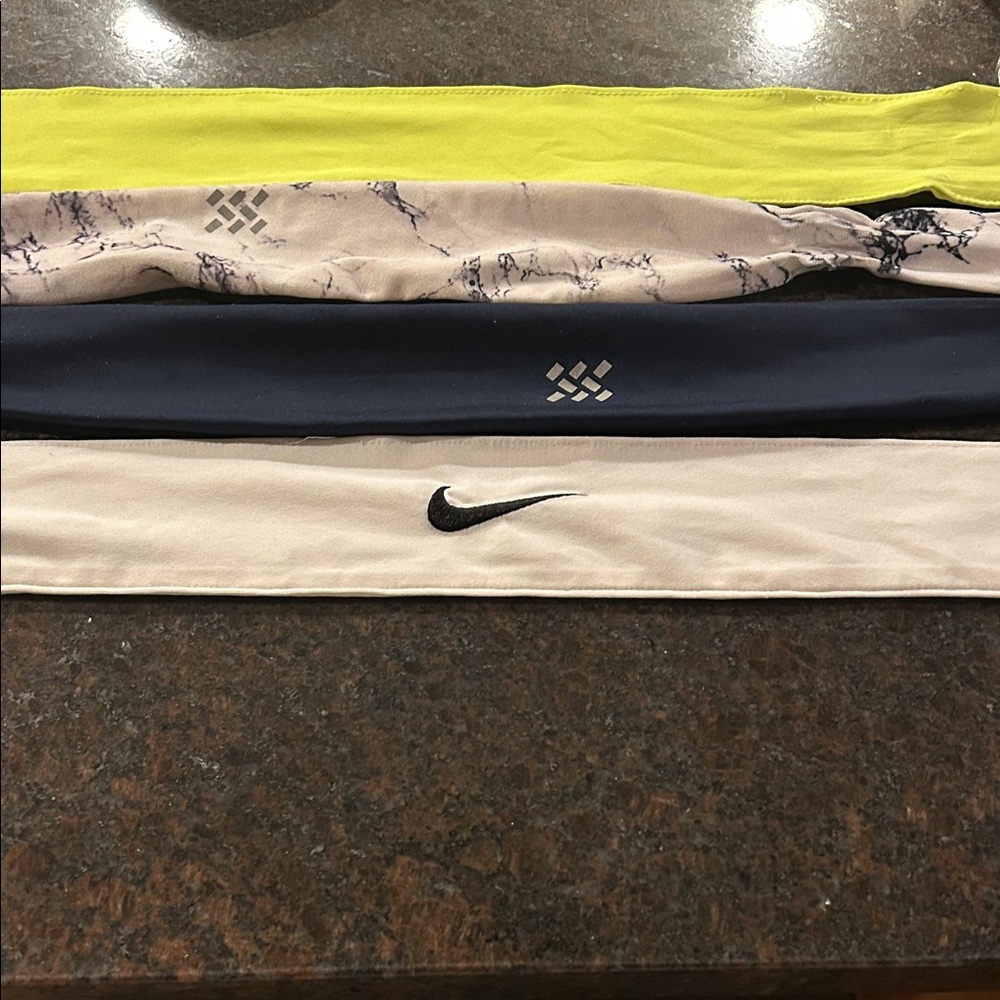 4 tie headbands for sports  - nike , tread bands